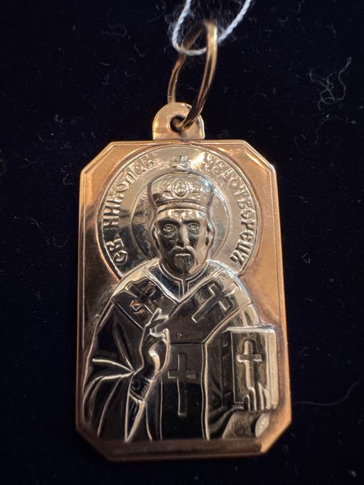 Золота ладанка Святий Миколай 585 проби, 3,63 г