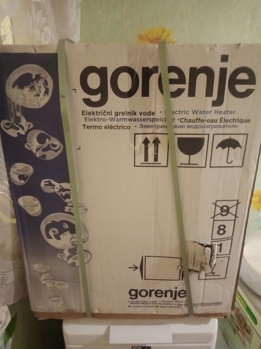 Новий бойлер gorenie 50 л арт 735670