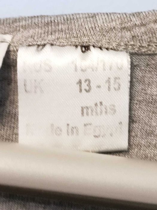 Bawełniany luźny podkoszulek z kieszeniami