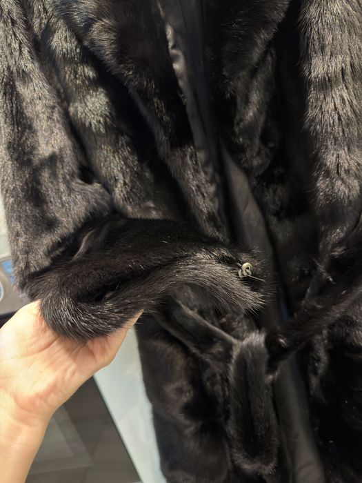 Шуба норковая в пол  халат шуба норкова  Kastoria Blackglama Греция