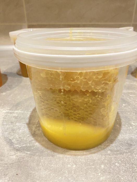 Сотовий мед з соняшника!
