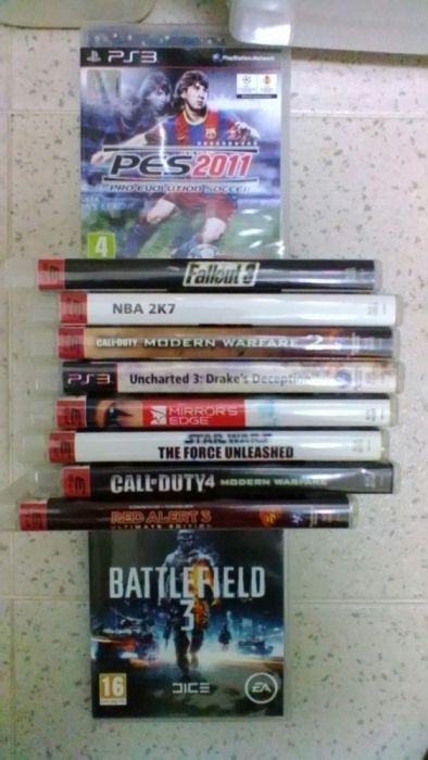 Jogos PS3 de vários tipos