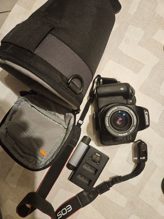 Canon EOS 750D | Wi-Fi | Zestaw: 3 Aku + Torba + Czytnik SD! Stan Idea