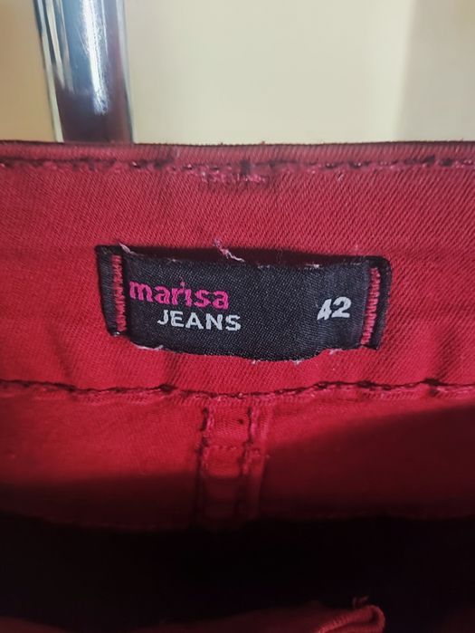 Calça vermelha marca brasileira