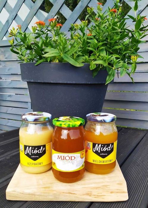 Miód lipowy 1.1kg.