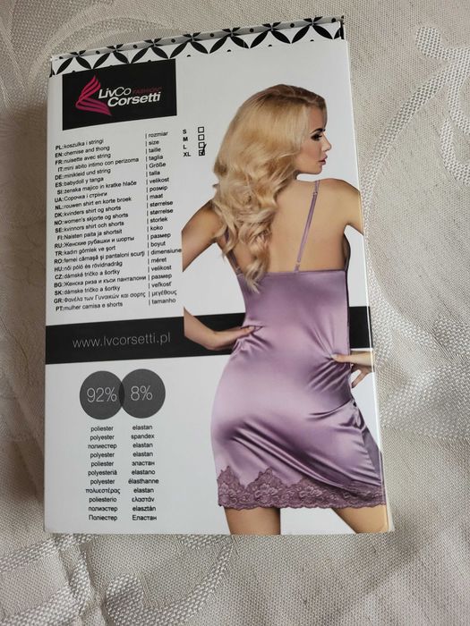 Przepiękny komplet do spania