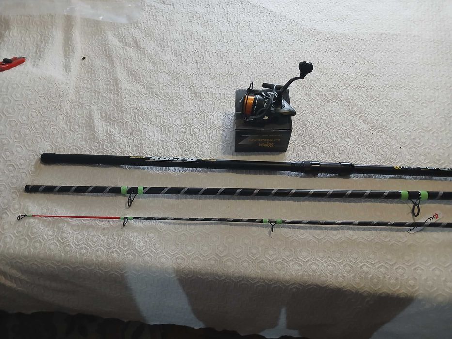 Cana pesca Surfcasting 4.20m 100/200gr + Carreto 6000