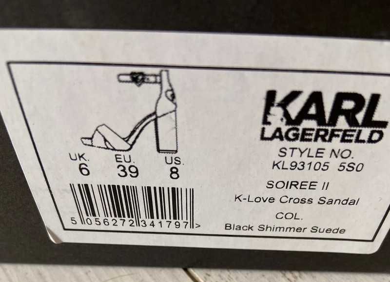 Karl Lagerfeld buty skóra roz.39