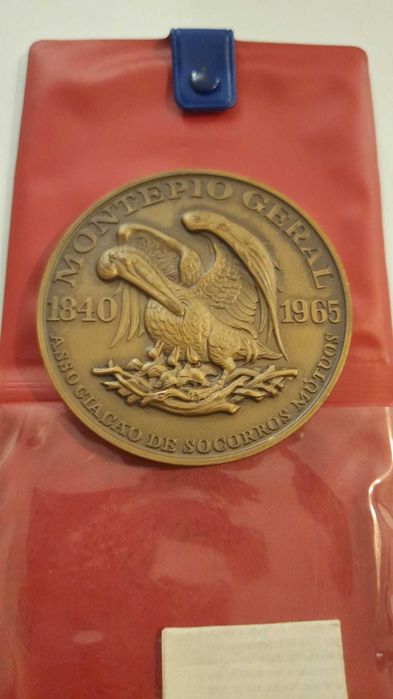Medalha Comemorativa Bronze Montepio Geral (1840–1965) – M. Norte