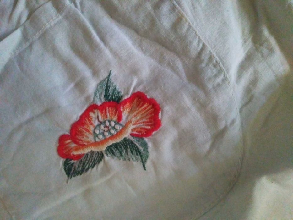 2 fartuchy kuchenne bawełniane kucharskie płócienne damskie