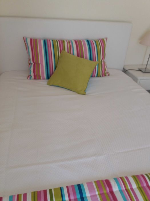 Colcha de cama casal + Almofada Suede