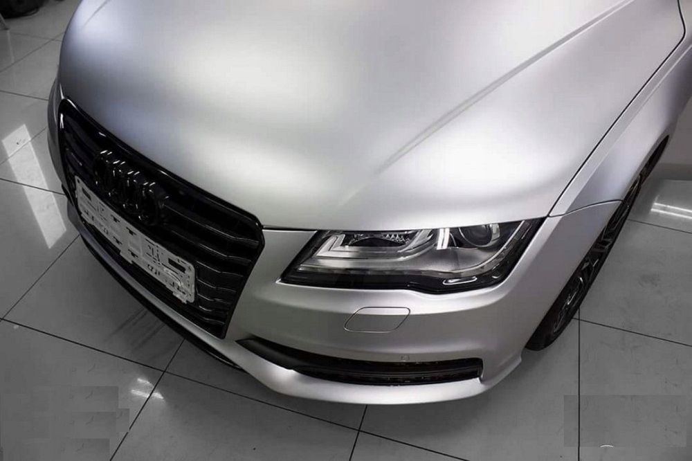 Folia Okleina Chrom Mat Srebrna Szara Perła Satyna Na Metry