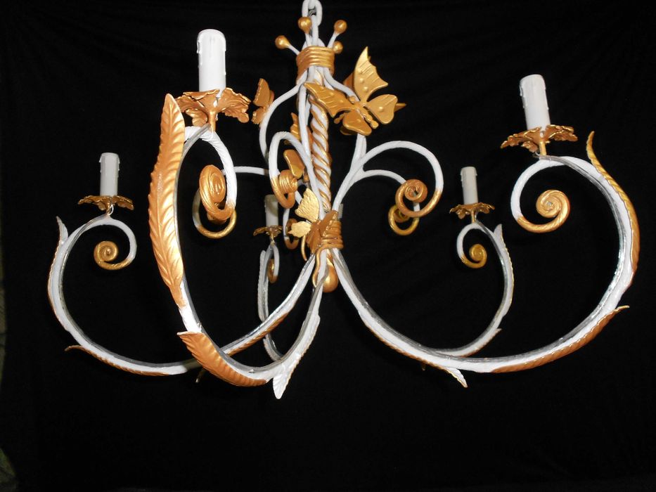 Люстра кованая-художественная ковка!