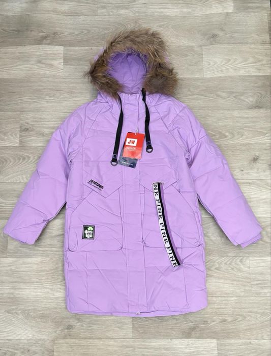 Зимова куртка пальто на/для дівчинку 134-158