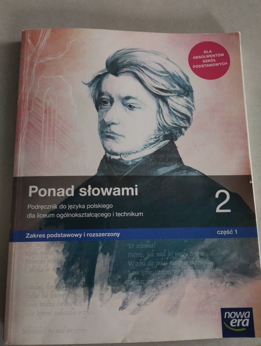 Ponad słowami 2 podstawa i rozszerzenie podręcznik  cz. 1