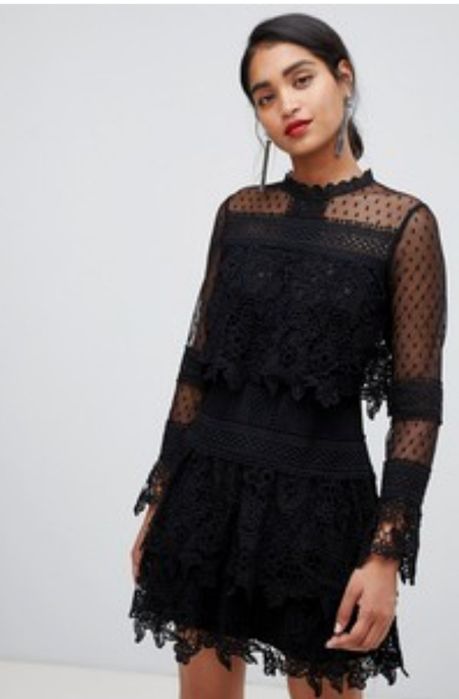 Плаття чорне міні S