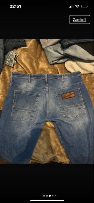 dżinsy jeansy wrangler