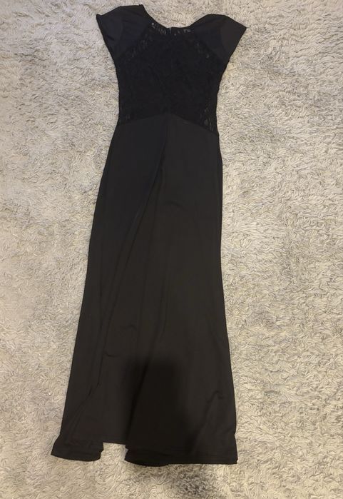 Czarna dluga sukienka