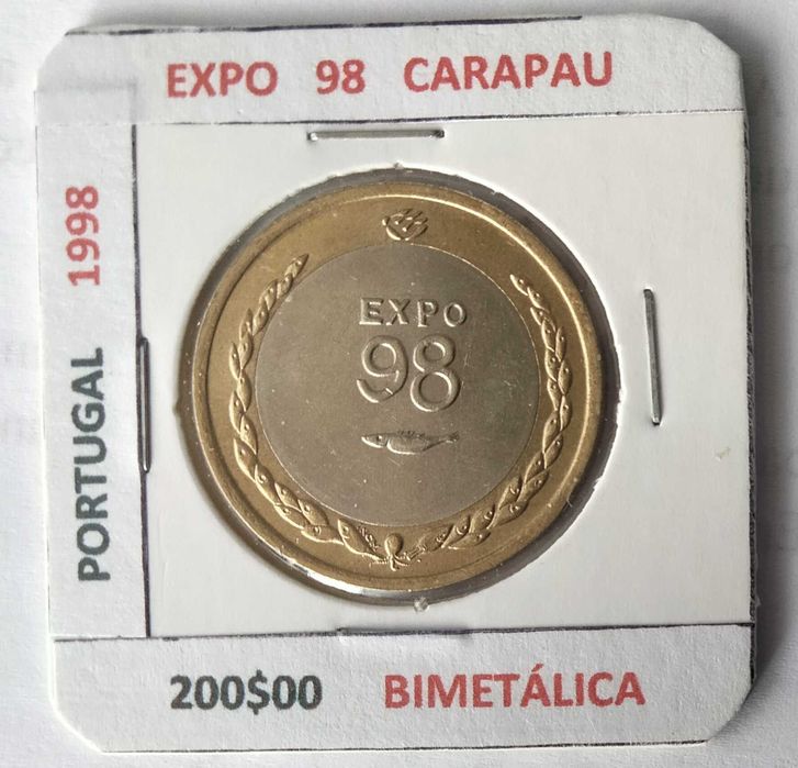 7 Moedas 200 Escudos  República Portuguesa Comemorativas  Bimetálicas