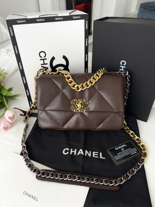 Сумка Chanel шоколадна, чорна