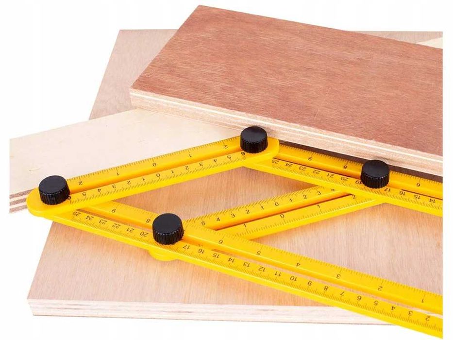 Kątownik Wielofunk Templater Linijka Miarka Kątowa szablon regulowany