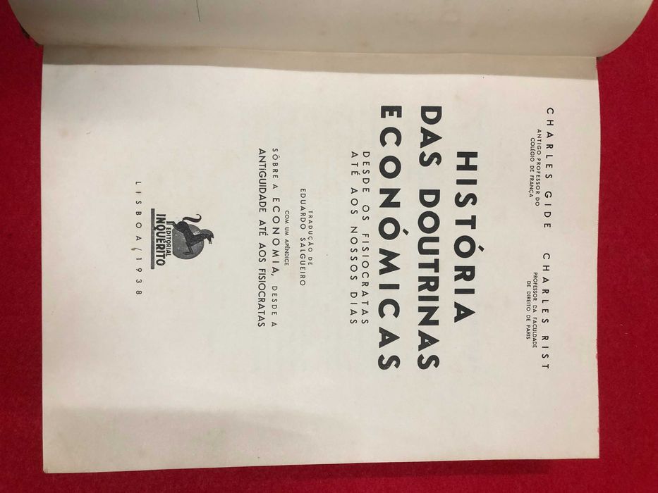 História das doutrinas económicas - Charles Gide, Charles Rist