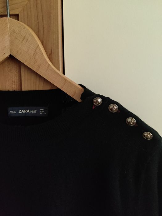 Cienki sweter ZARA w paski L