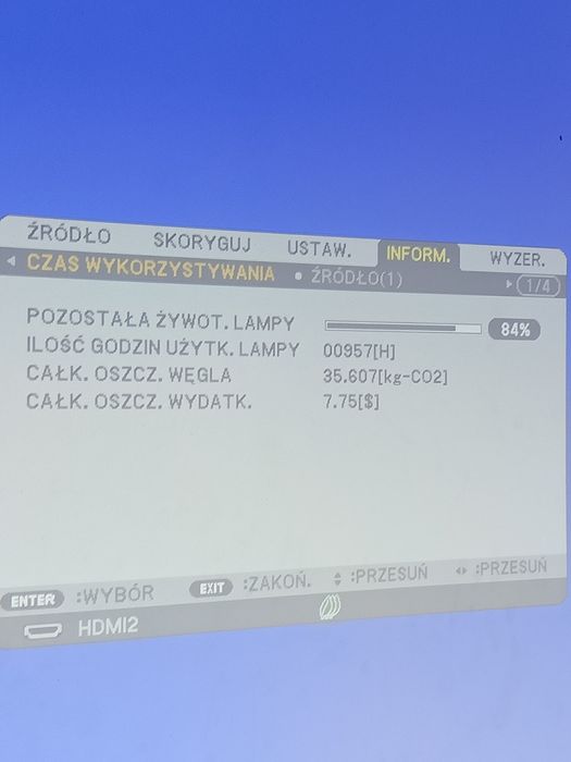 Projektor nec m403h