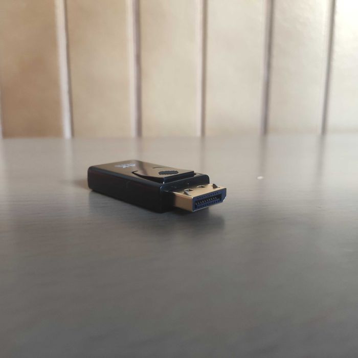 Adaptador Display Port para Hdmi 4K Ponta Dourada