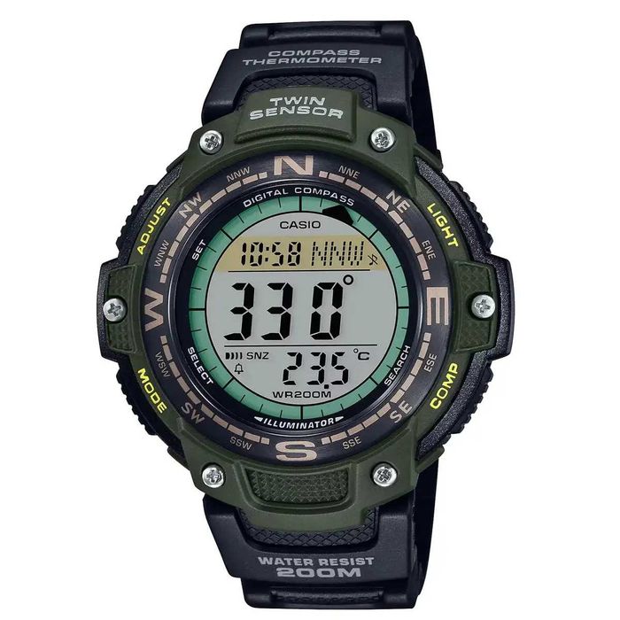 Casio SGW-100 Спортивний чоловічий годинник SGW-100-3 компас Оригін