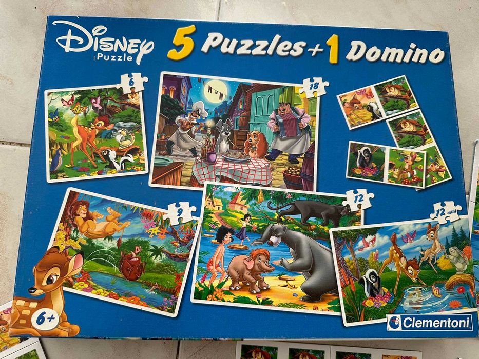 Disney Rei Leao Bambi Dama Vagabundo Livro puzzles timon pumba jogos