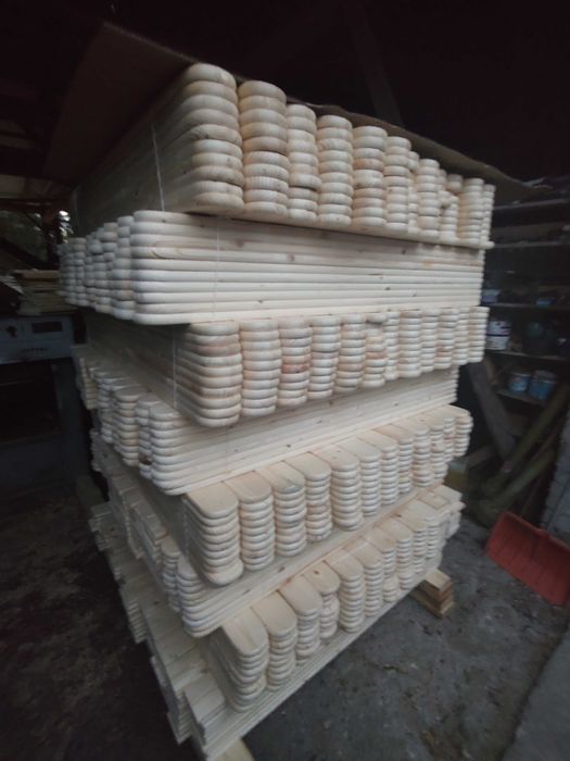 Sztachety drewniane świerkowe suche