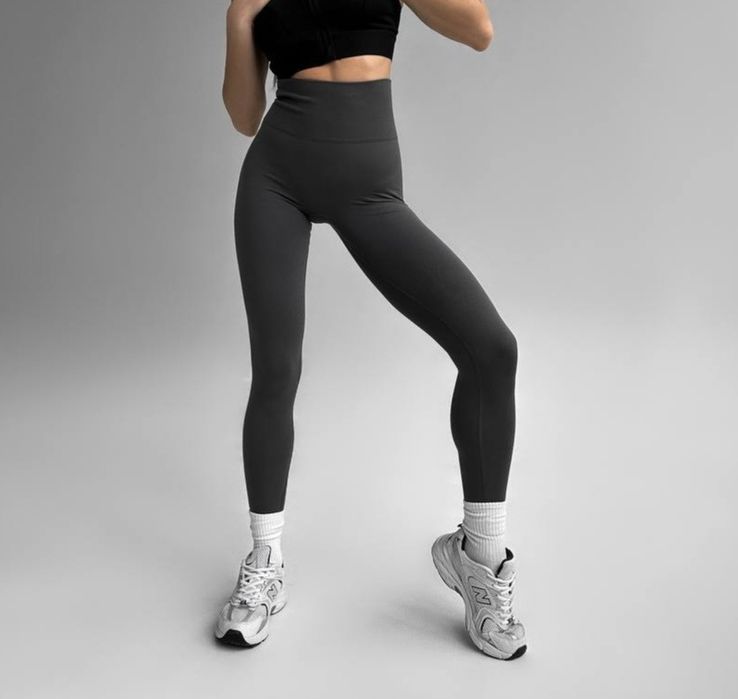 Лосини пуш ап гладенькі, колір Графіт M, L, Xl