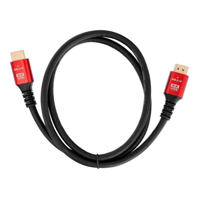 Kabel HDMI długi 2m ver. 2,1 8K Ultra High Speed, HDR, eARC, VRR