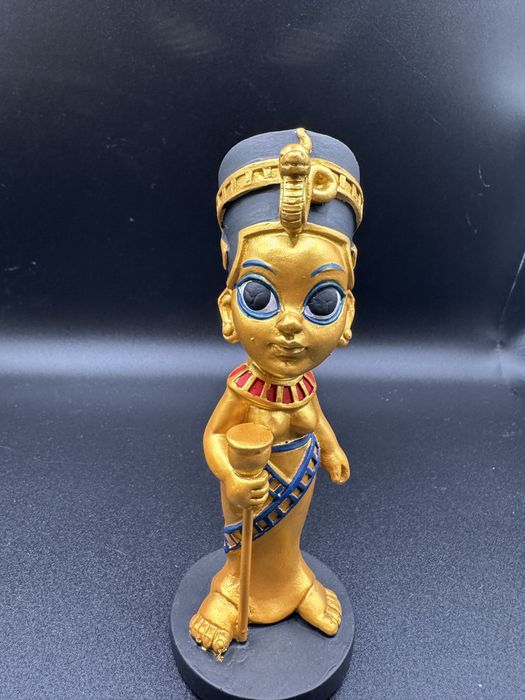 4 estátuas peças Deuses Egito Hórus, Nefertiti Bastet Sobek