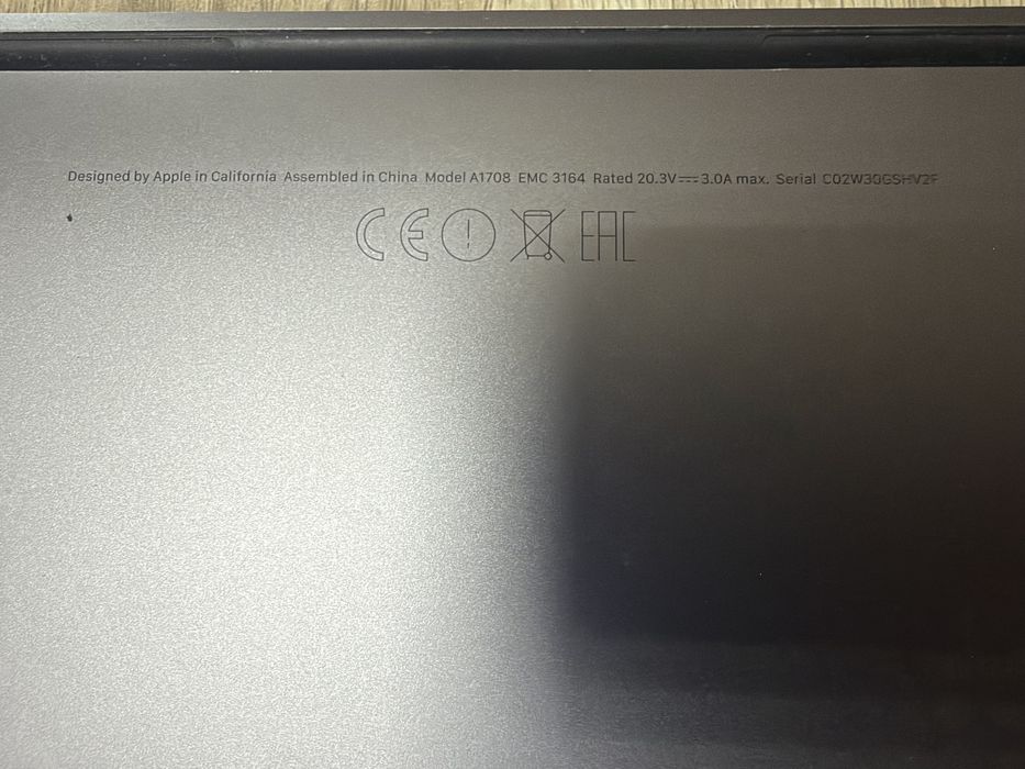 Macbook a1708 500gb intel i7 8gb озу