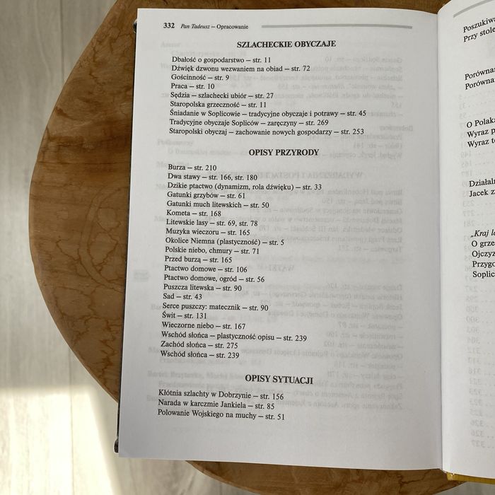 lektura szkolna książka “Pan Tadeusz” autorstwa Adama Mickiewicza