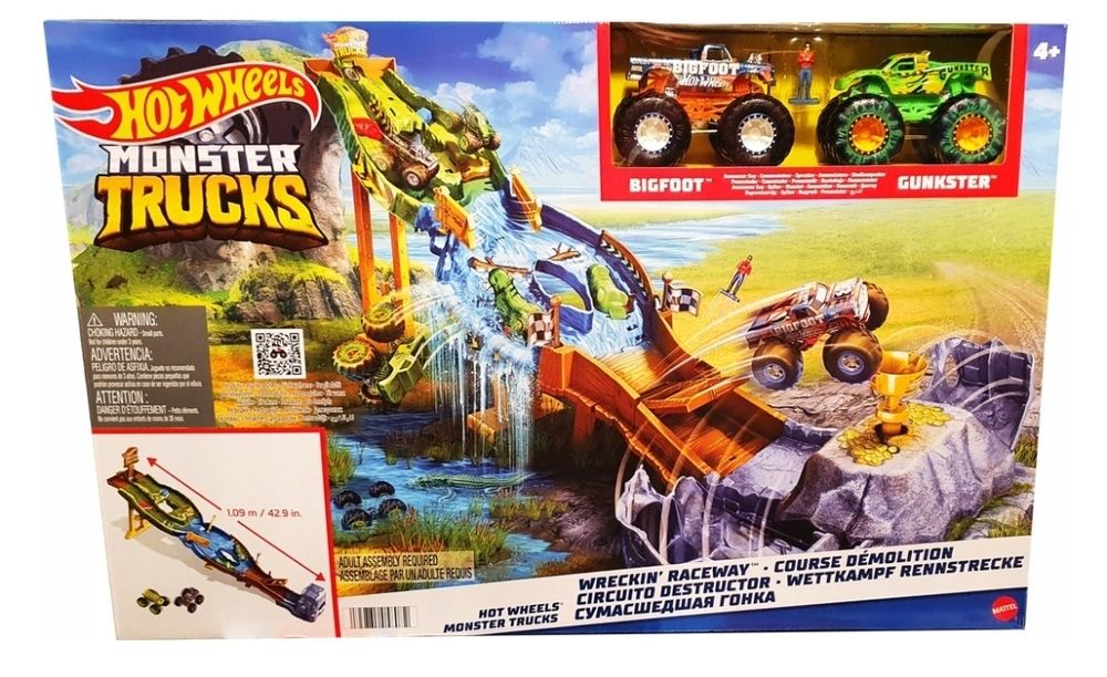 Nowy Hot Wheels, Tor Turniej tytanów, Monster Trucks,