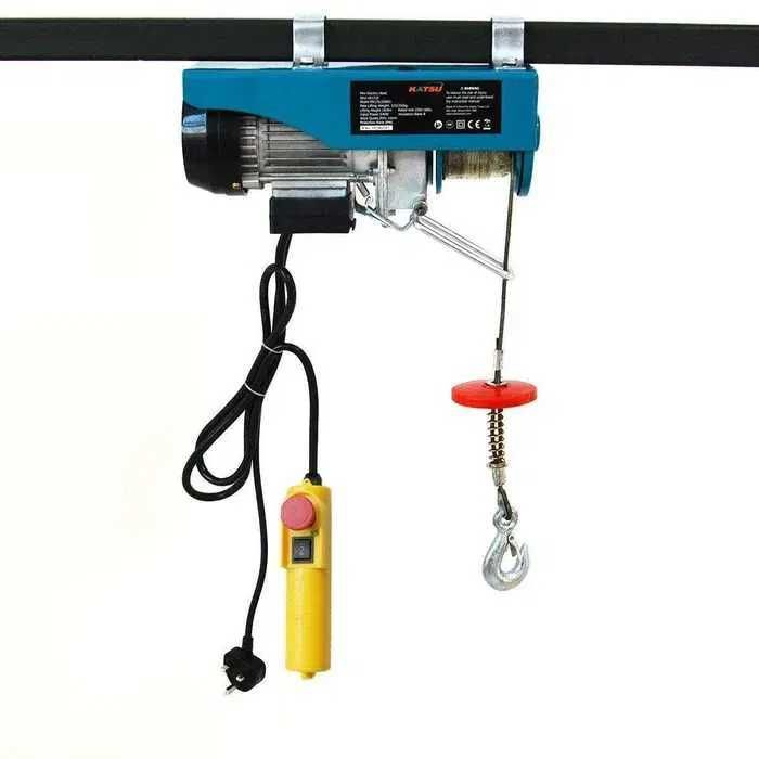 Електрична лебідка тельфер KATSU 300/600 (1290 Вт) электро лебедка PL