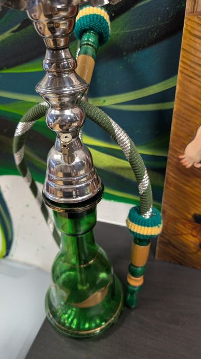 Hookah em vidro  verde
