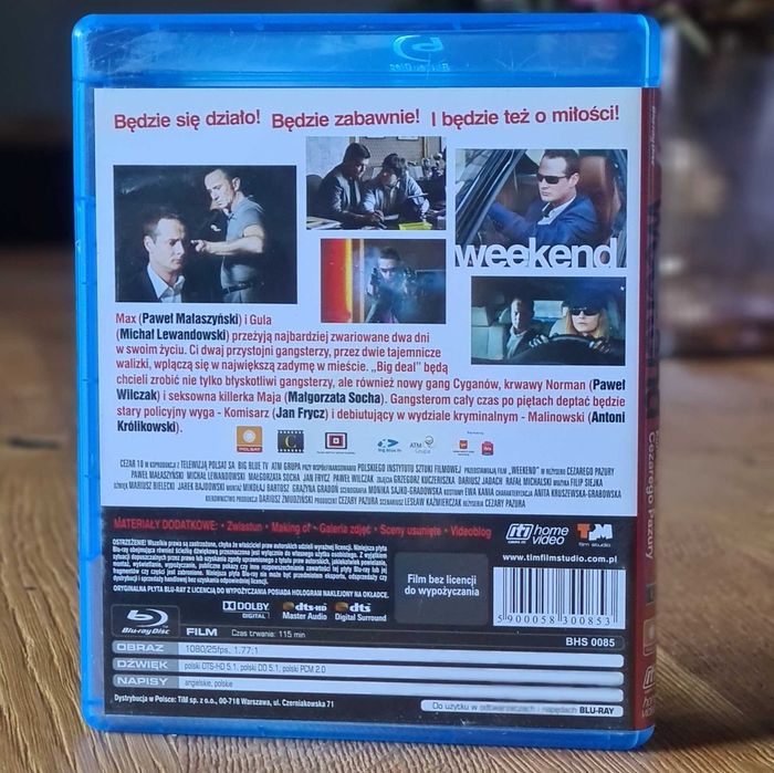 Weekend / Film polski na Blu-Ray / BDB stan