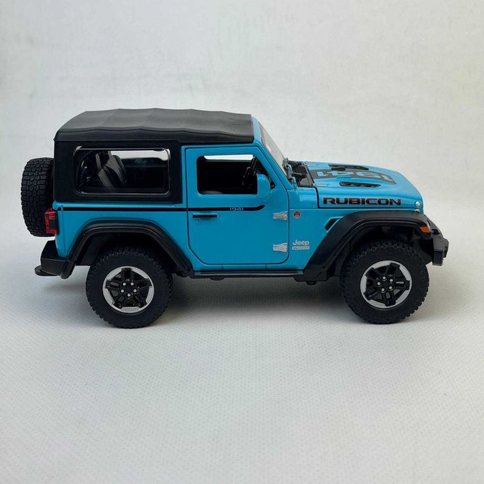 Металева Колекційна модель 1:24 Jeep Wrangler з підсвіткою фар, звуком