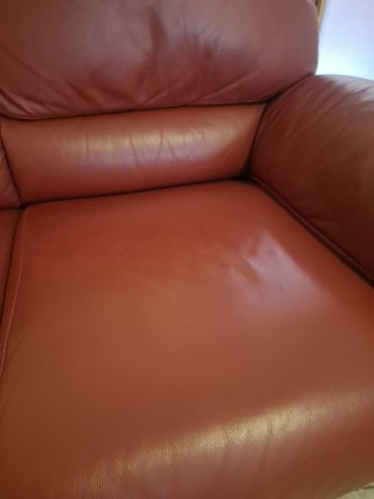 Sofá-cama de 3 lugares em couro Divani &Divani by Natuzzi