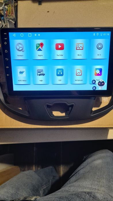 Штатна магнітола на Ford  Transit  Tourneo  Custom  2013-2020р /С8096  Android 15, 4/64GB