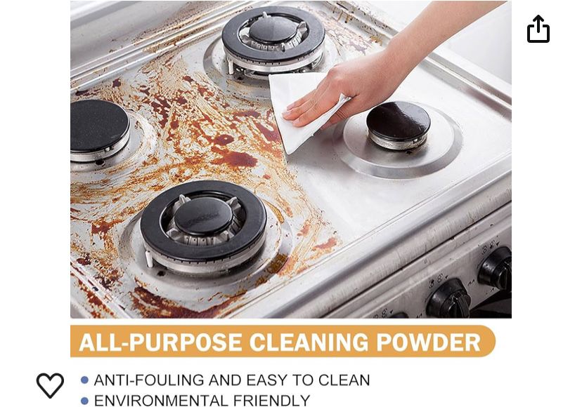 Uniwersalny proszek do czyszczenia kuchni, mocny odrdzewiacz 250 g