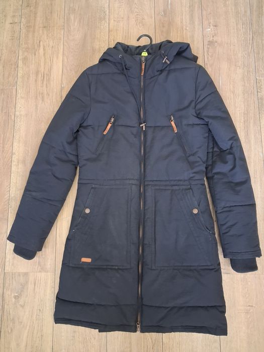 Granatowy kurtka zimowa/płaszcz divers size small