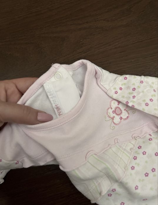 Zestaw dla dziewczynki r. 56-62 bluzka półśpiochy h&m Disney
