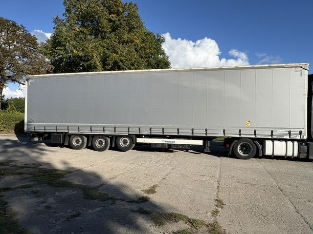 Krone Mega oś podnoszona  KRONE Mega 2019 oś podnoszona dach podnoszony stan BDB skrzynki zapas