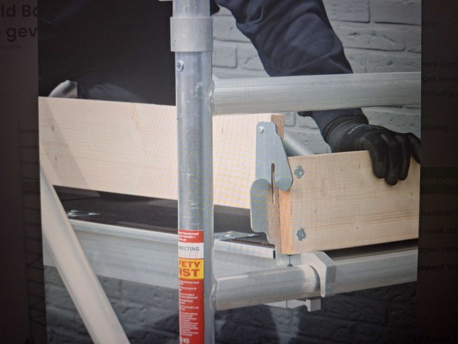 Rusztowanie Aluminiowe Euroscaffold 135x250x520 wysokość robocza.