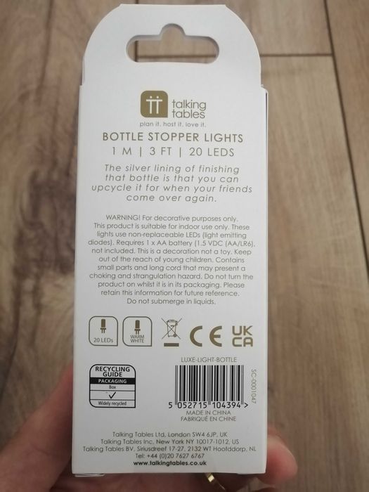 Lampki LED do butelek